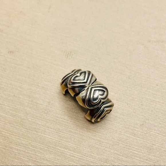 EUC Pandora 790959 Sterling Silver You're In My Heart Clip - RETIRED! - Picture 7 of 10